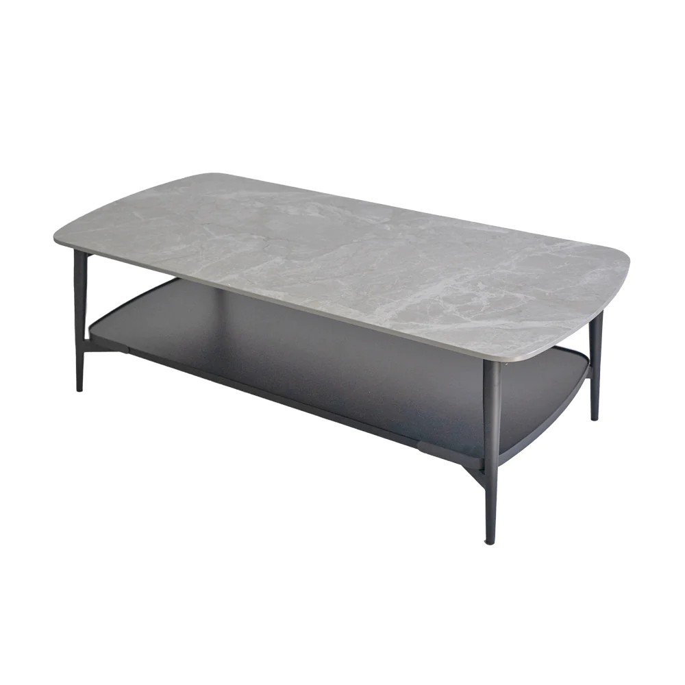 ARTINVEST Klub sto, C2651 Hermes, 395x600x1200 mm, Siva