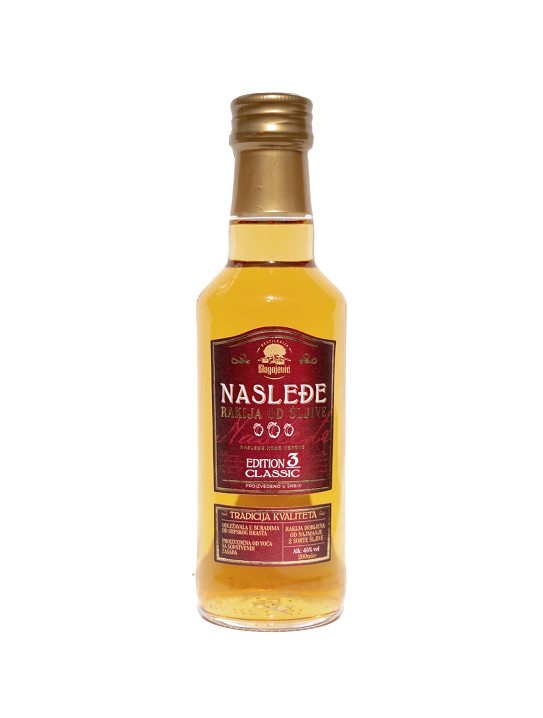 NASLEĐE Rakija od šljive Edition 3 Classic, 200ml
