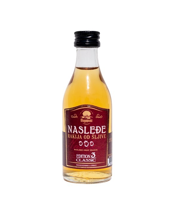 NASLEĐE Rakija od šljive Edition 3 Classic, 50ml