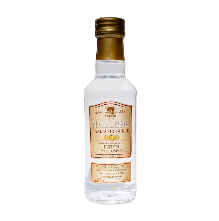 NASLEĐE Rakija od dunje Edition Exclusive, 200ml