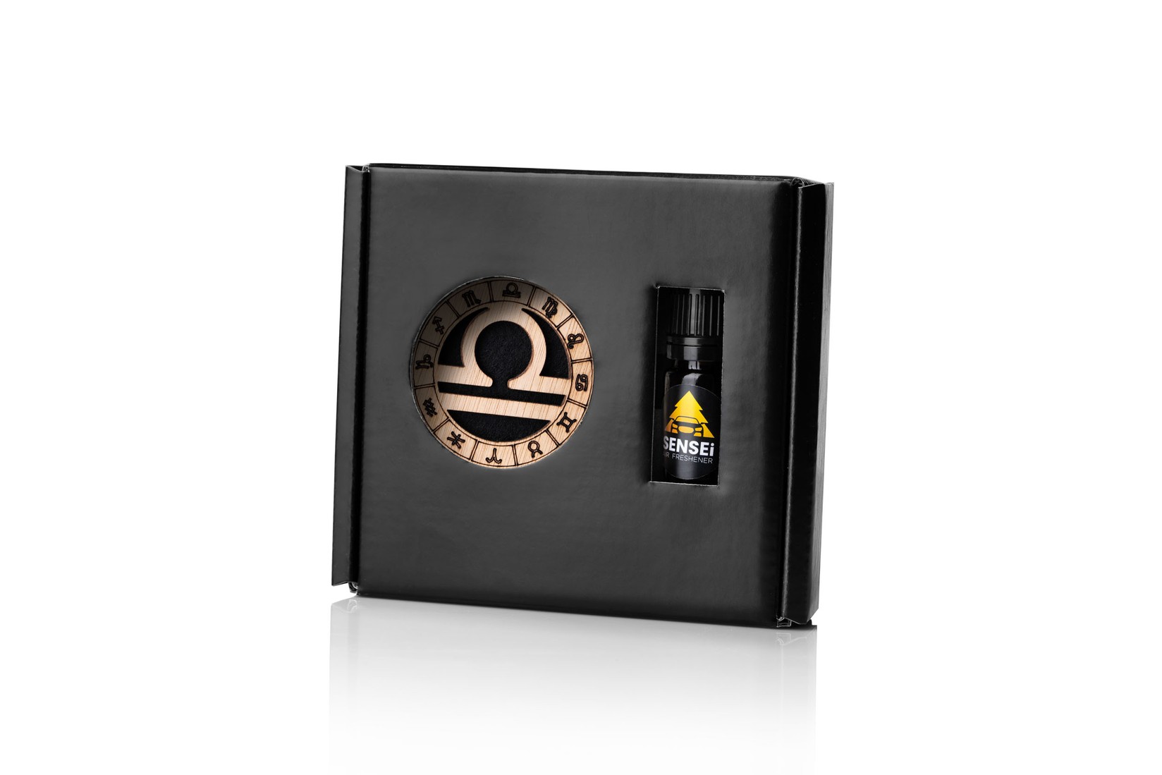 Sensei Air Freshner Horoskopski znak Vaga, New Car Eros, Crni krug