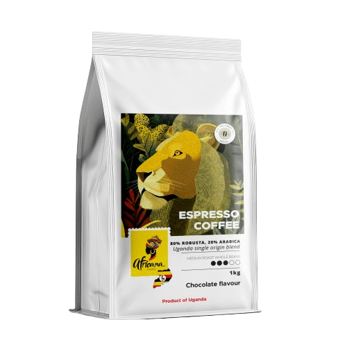 Africana Coffee Espresso kafa u zrnu Lion, 1kg