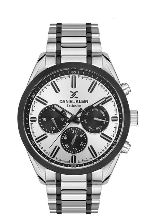 DANIEL KLEIN Muški ručni sat, Kvarcni mehanizam, Srebrne boje