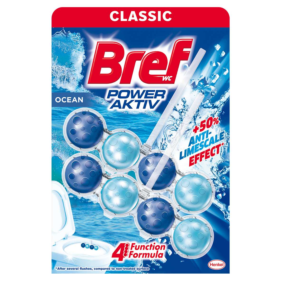 BREF WC osveživač Power Aktiv OCEAN 2x50g