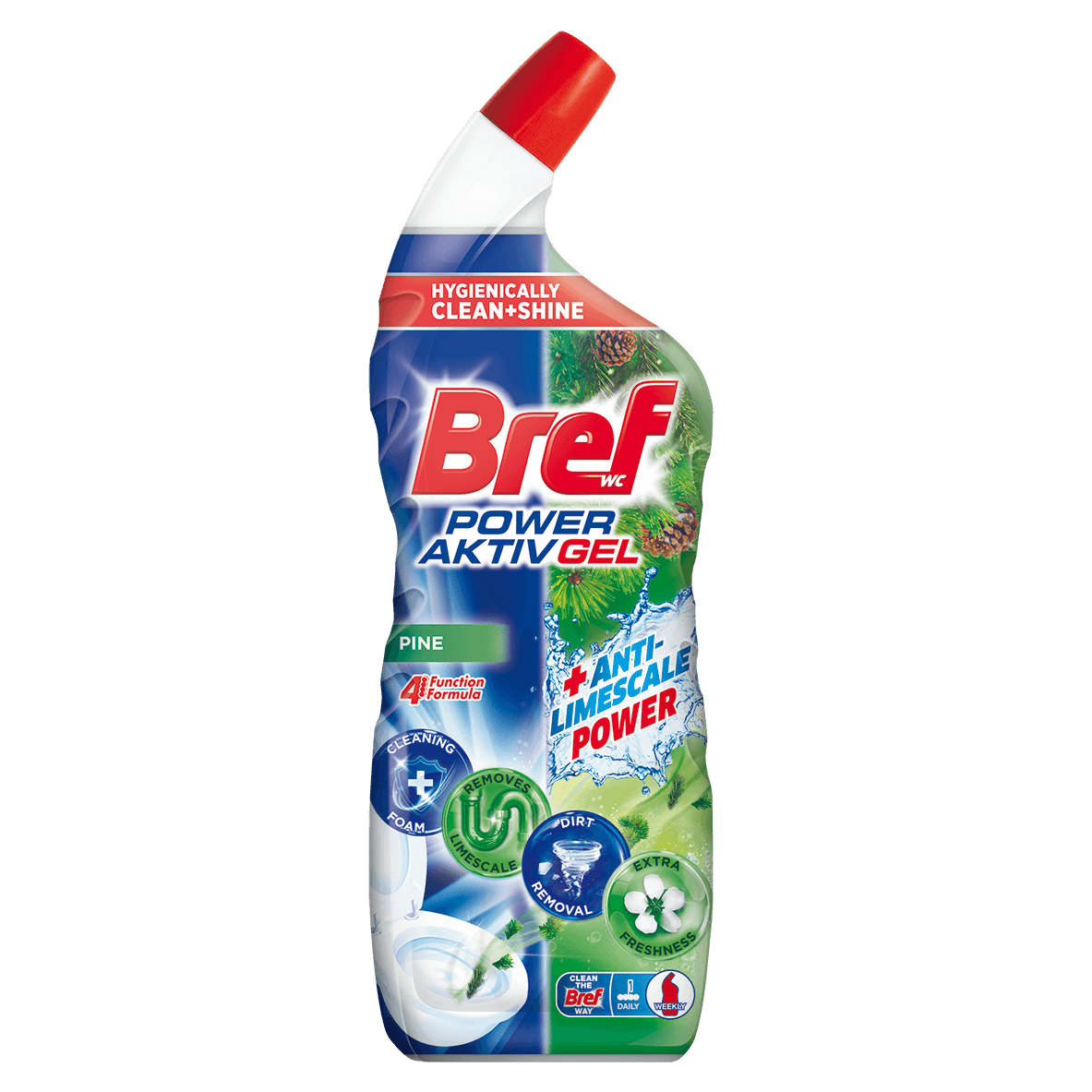BREF Sredstvo za čišćenje kupatila Power Aktiv Gel Pine 700ml