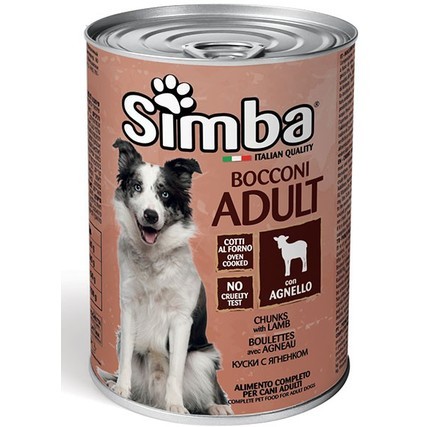 SIMBA Vlažna hrana za pse sa ukusom jagnjetine, 1230g