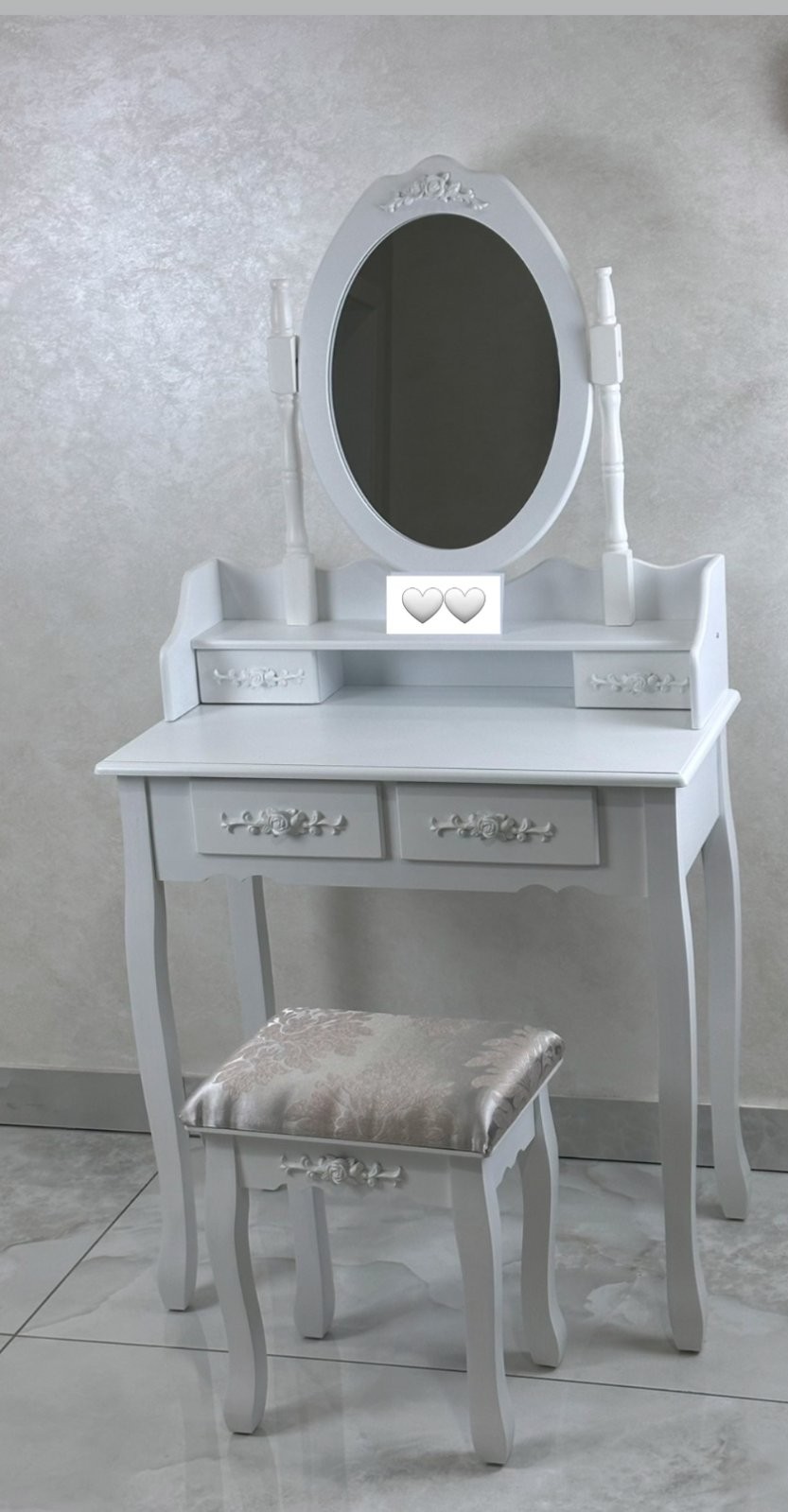 A Moderna Andrijašević Sto za sminkanje, Beli