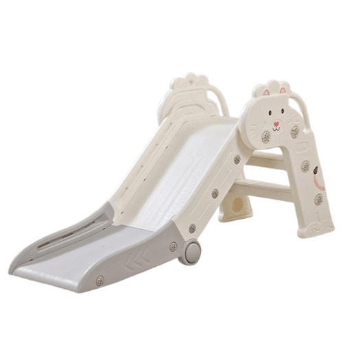 FEELKIDS Tobogan Maca, Sklopivi, Belo-sivi