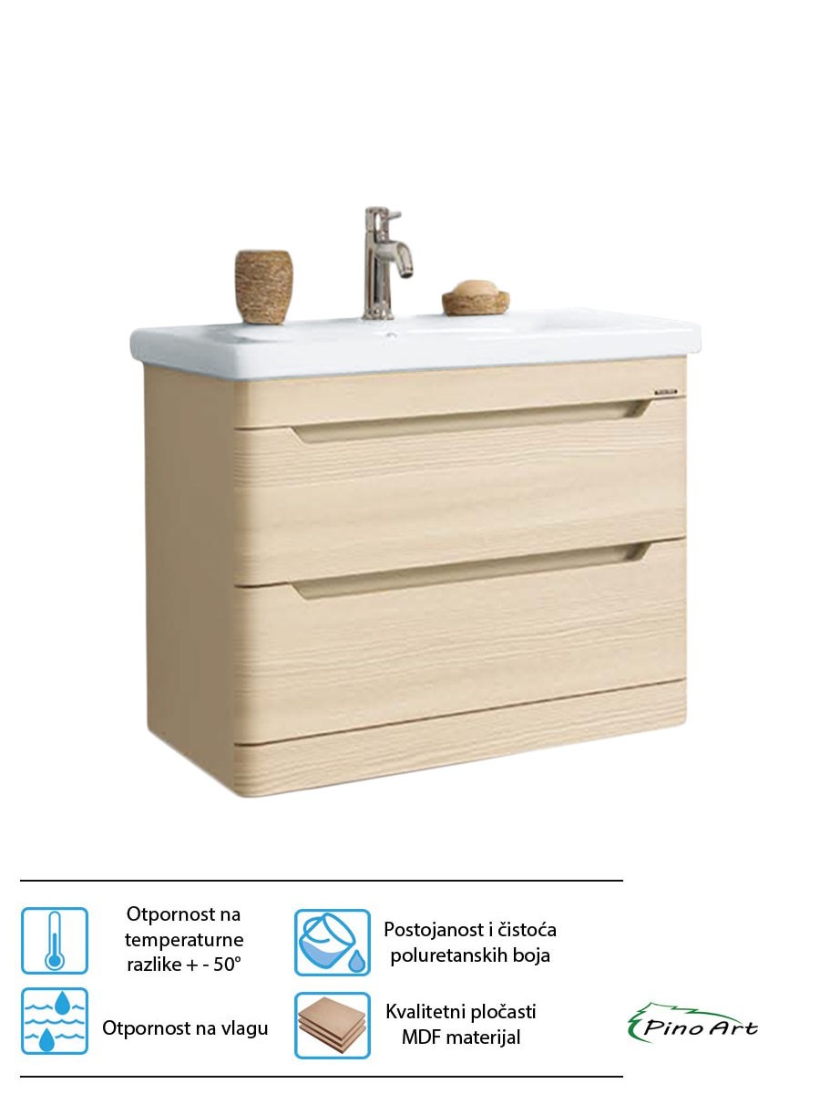 Pino Art Soft F 0850 Lavabo sa ormarićem, 55cm, Drvo