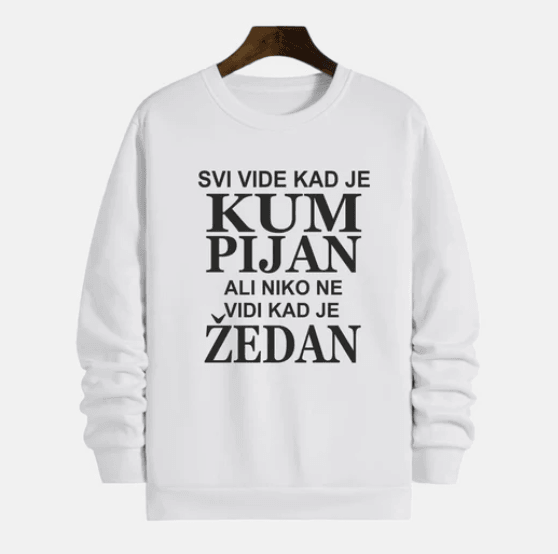 MAFIMI Muški duks Pijani kum, Beli