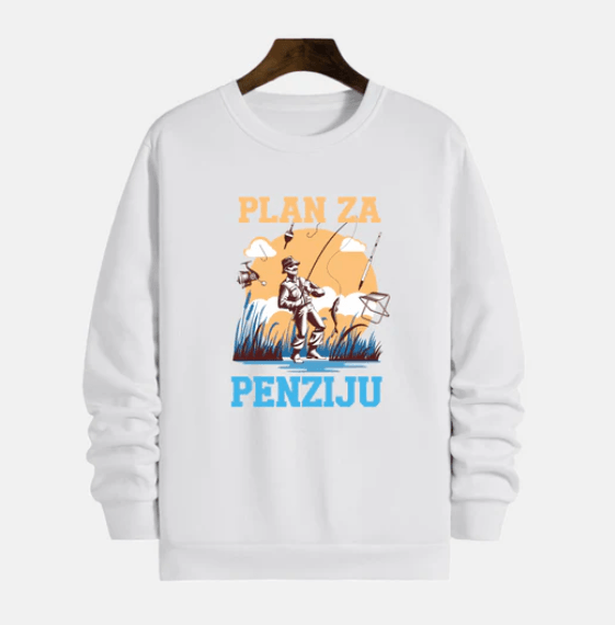 MAFIMI Muški duks Plan za penziju, Beli