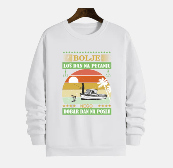 MAFIMI Duks Bolje loš dan na pecanju, nego dobar dan na poslu, Beli