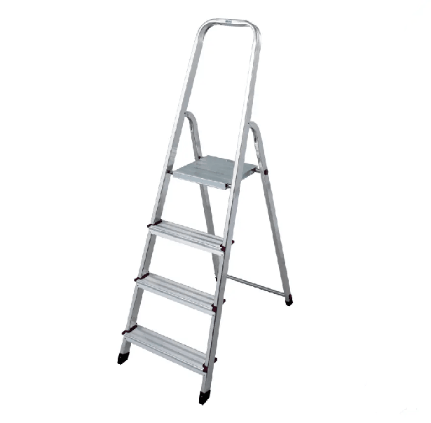 KRAUSE Kućne aluminijumske merdevine CORDA 000705, 1.45m, Hrom