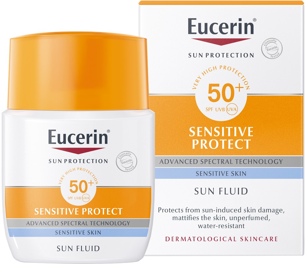 EUCERIN Sensitive Protect matiraјuća krema-fluid za lice sa spf50+ 50ml