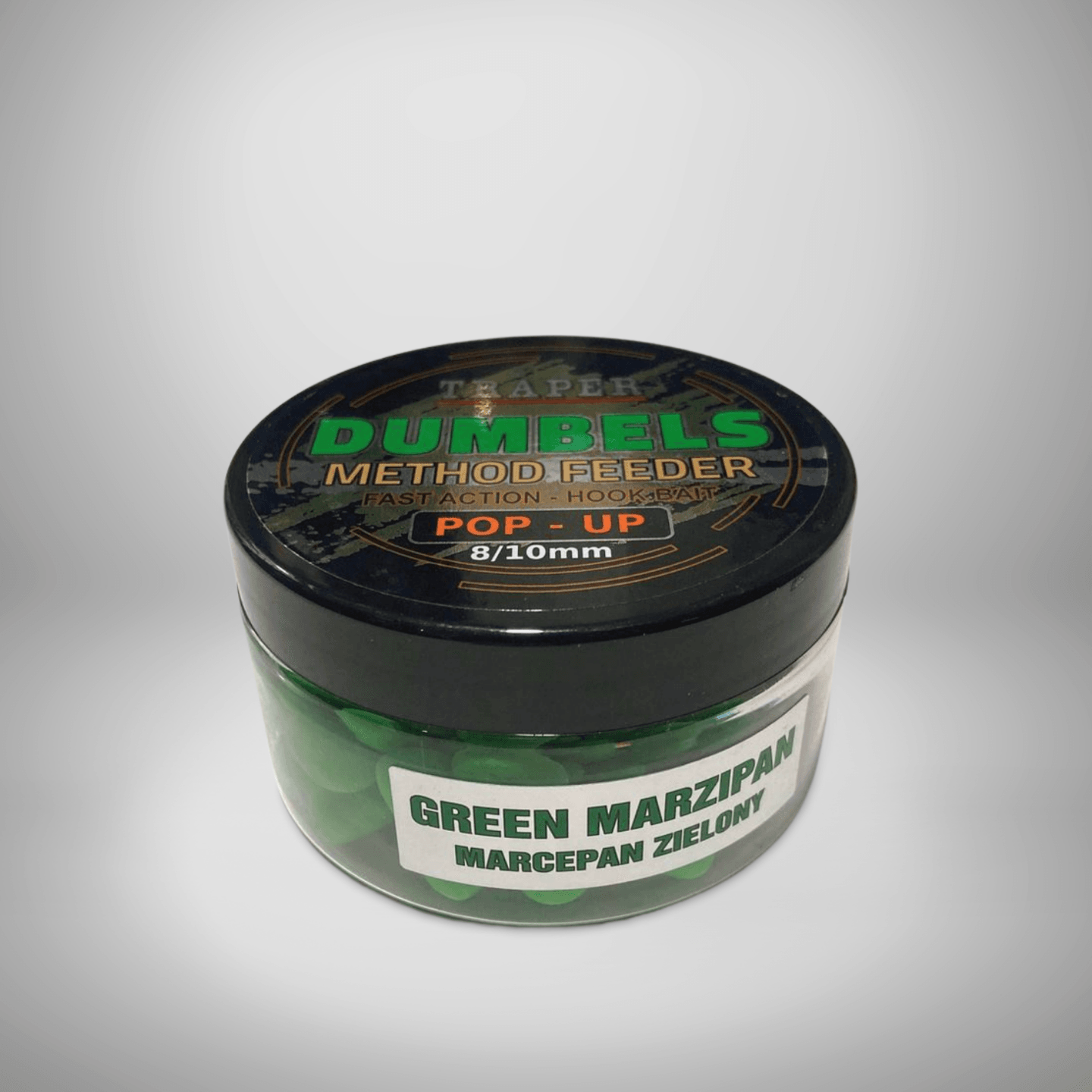 TRAPER MF Dumbels Pop-up Mamac, 8-10mm, Zeleni marcipan, 30g