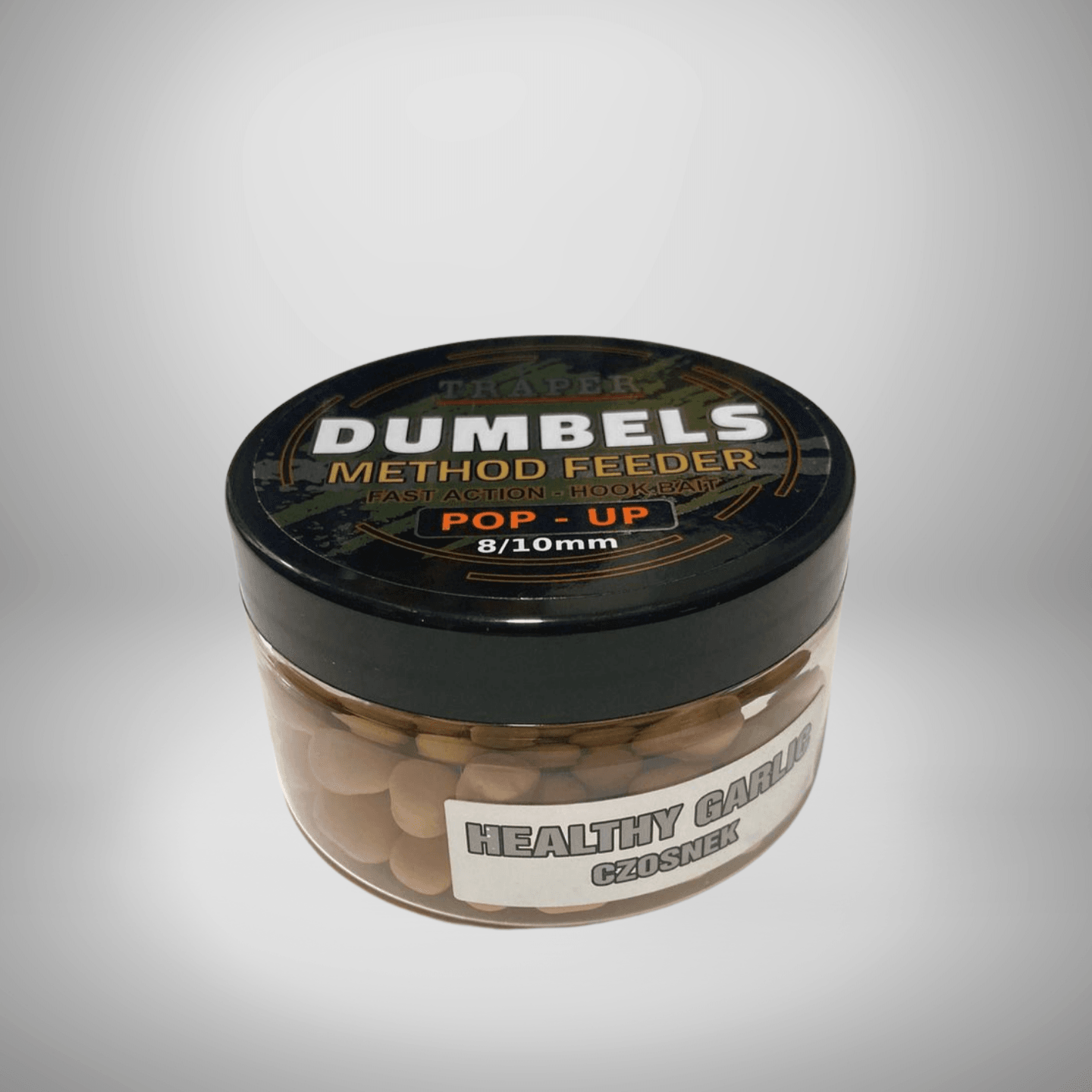 TRAPER MF Dumbels Pop-up Mamac, 8-10mm, Beli luk, 30g