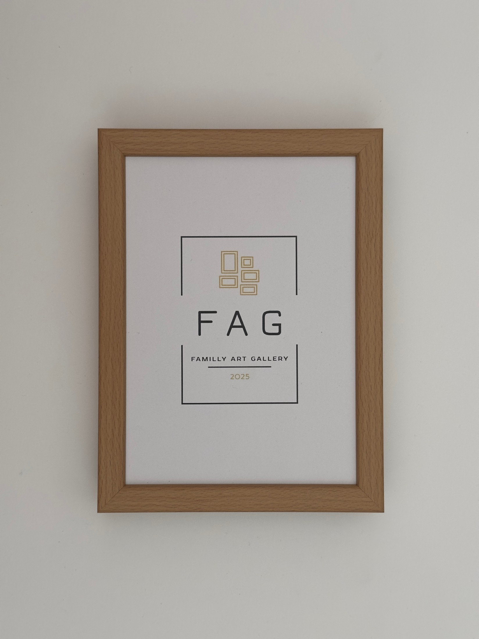 Family Art Gallery Ram za slike model 14, 13x14cm, Smeđi