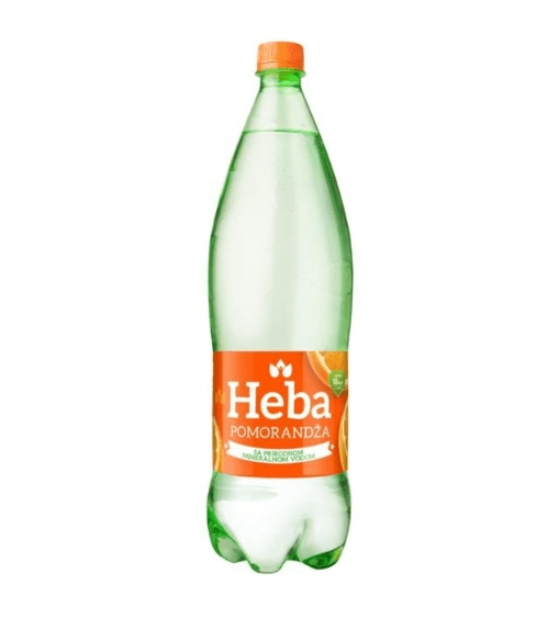 Heba Gazirana voda Pomorandza, 0.5l