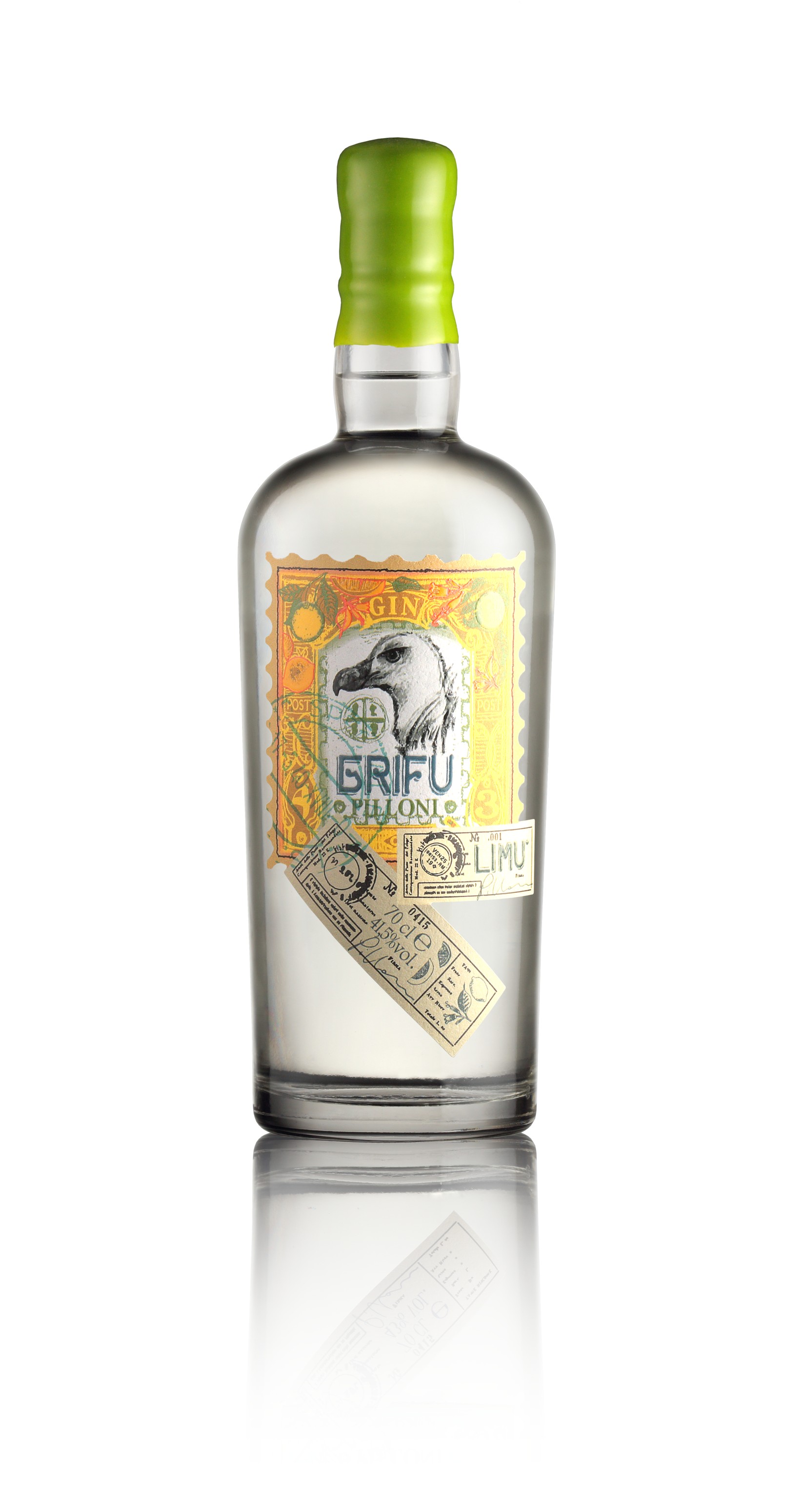 SILVIO CARTA Grifu Limu Premium Džin - Sardinija, 0.7l