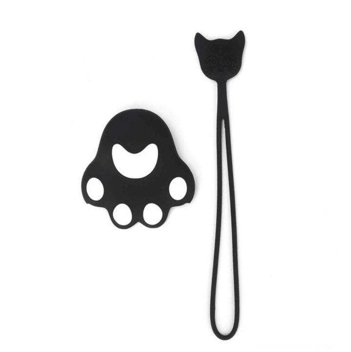 CAR 888 ACCESSORIES Silikonski privezak za ključeve šapa crni