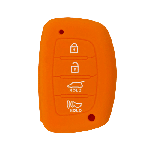 CAR 888 ACCESSORIES Silikonska navlaka za ključeve Hyundai narandžasta