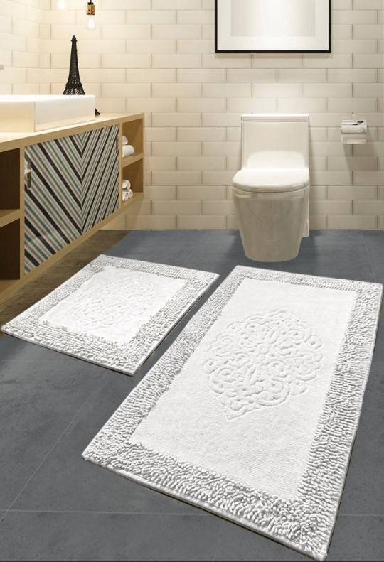 L'essentiel Maison Kupatilski otirač Piante, 2 komada, Beli