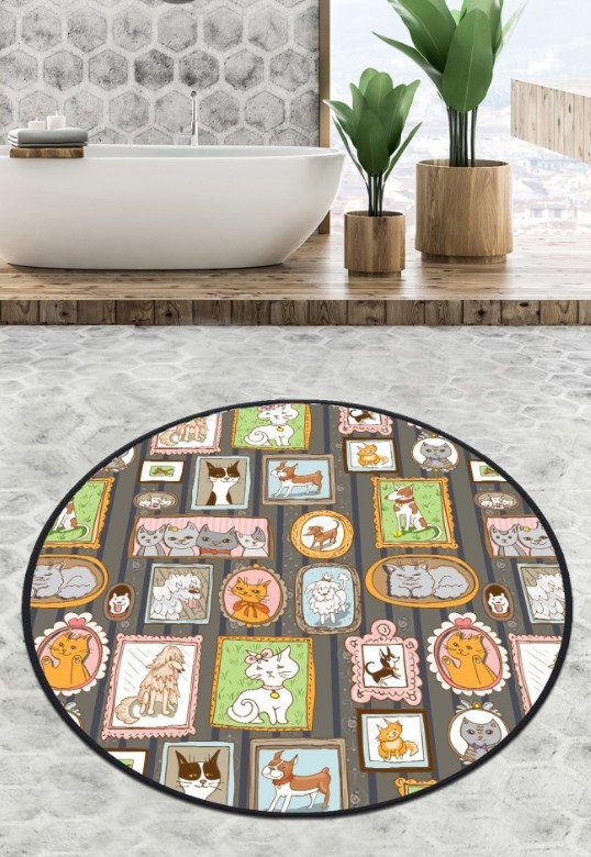 L'Essentiel Maison Kupatilski otirač Callatte, 120cm, Šareni