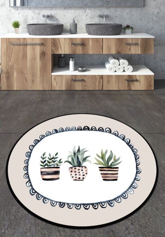 L'essentiel Maison Kupatilski otirač Guipure, 120cm, Bež-beli