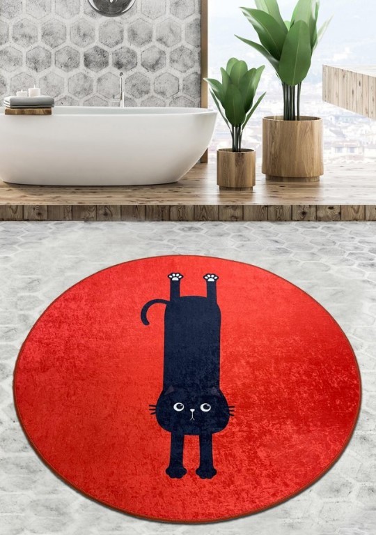 L'Essentiel Maison Kupatilski otirač Comfort, 160cm, Crveni