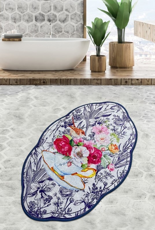 L'Essentiel Maison Kupatilski otirač Birdie Lohal, 70x120cm, Šareni