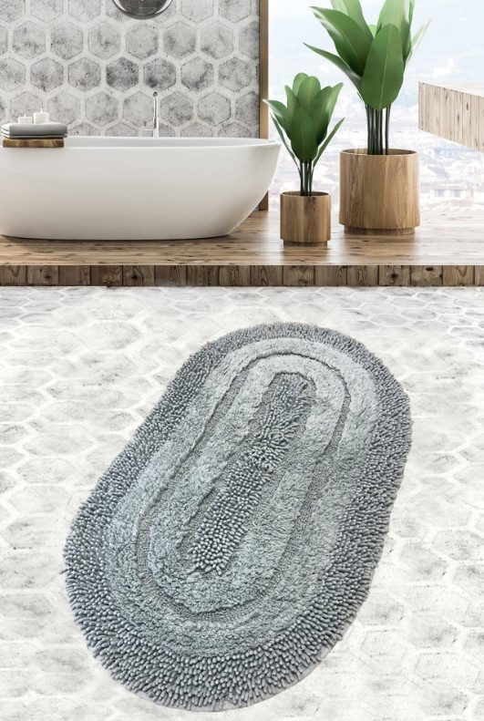 L'essentiel Maison Kupatilski otirač Macoroni, 80x130cm, Sivi