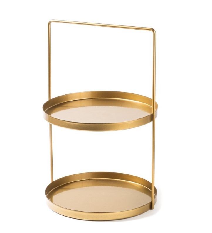 Aberto Design Stona dekoracija Tilos B, Zlatne boje