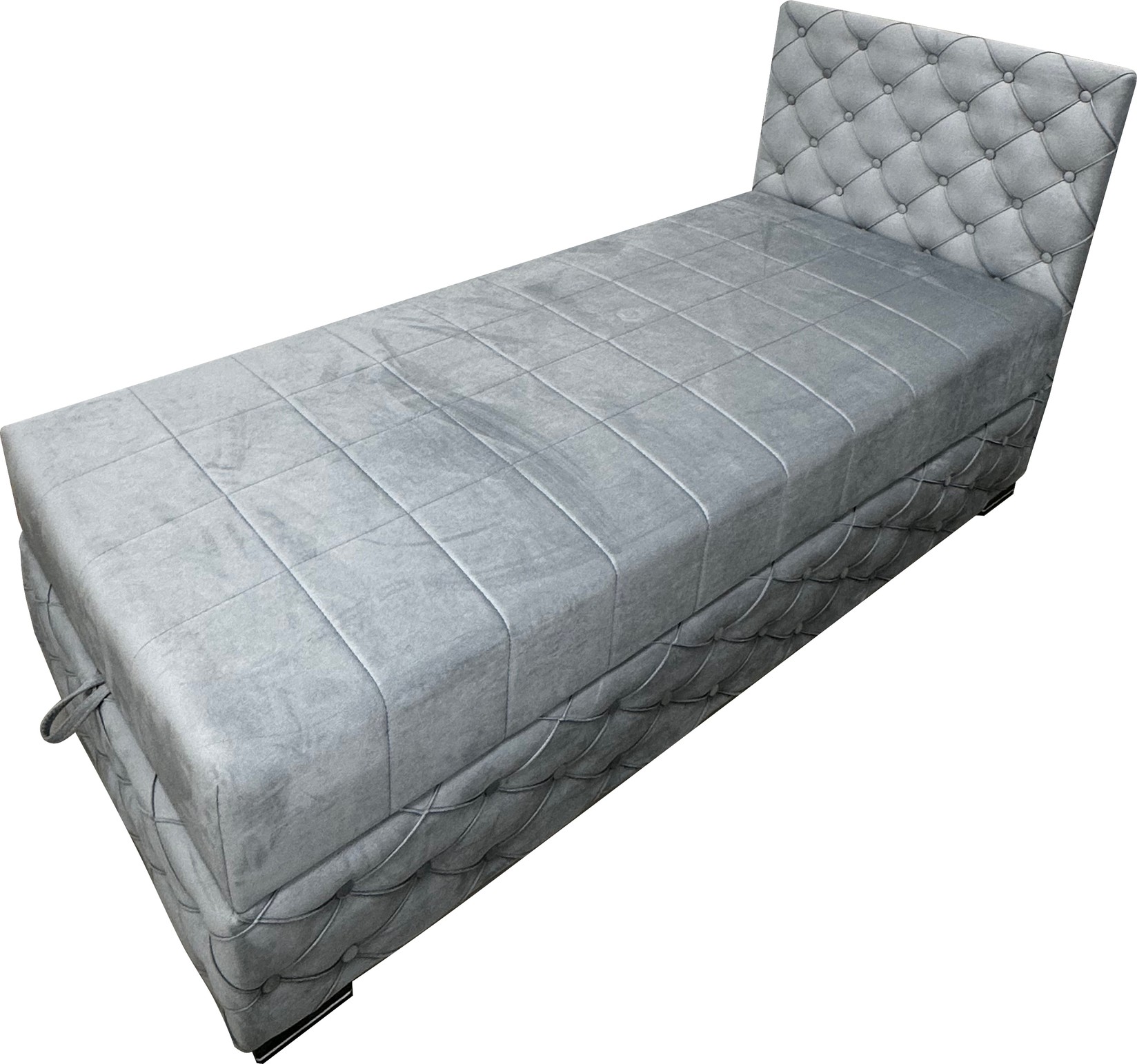 Bata Đ Francuski ležaj na makaze, 200x90cm, Sivi