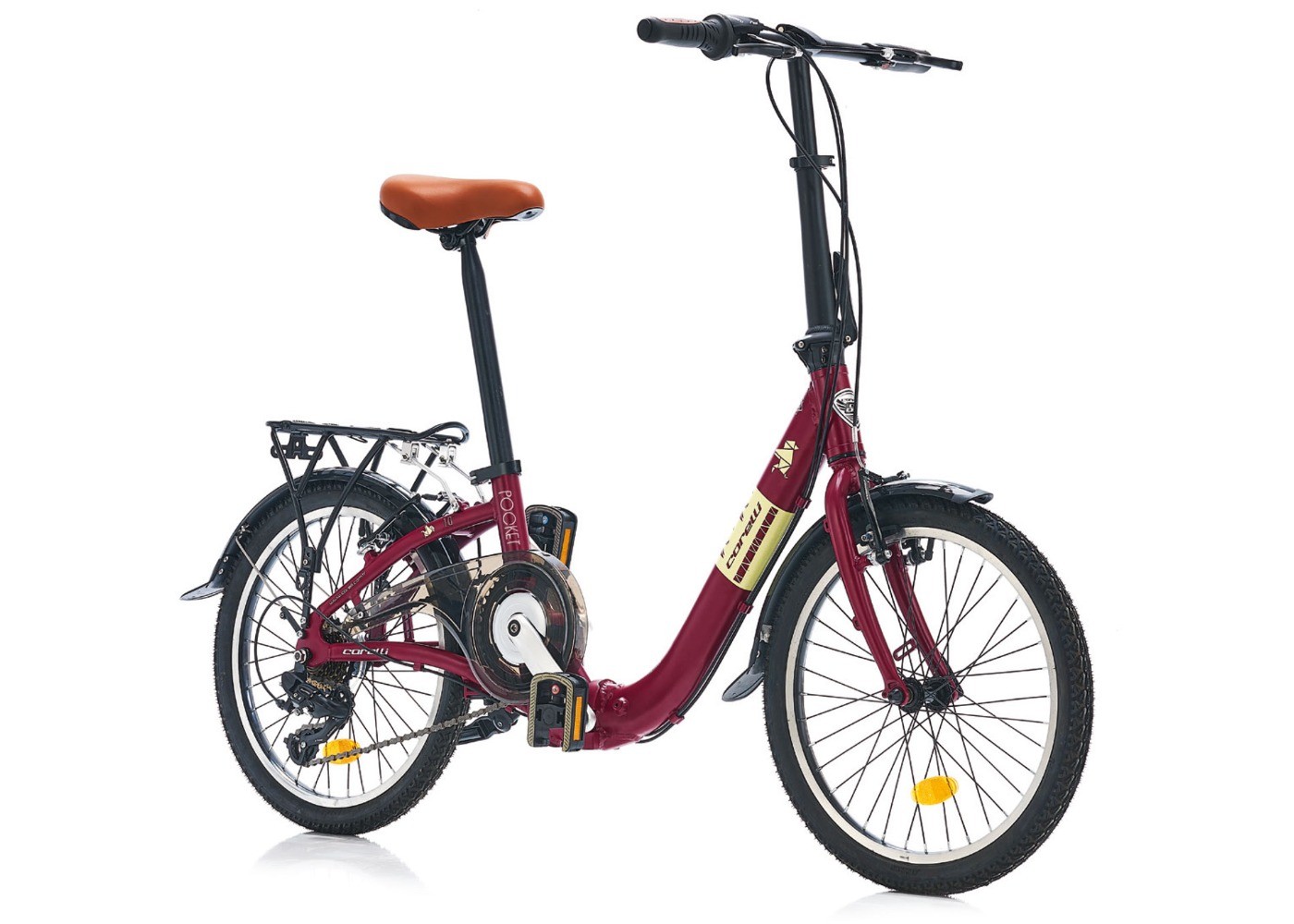 Corelli Muški bicikl Pocket 2.0, 20", 16", Bordo