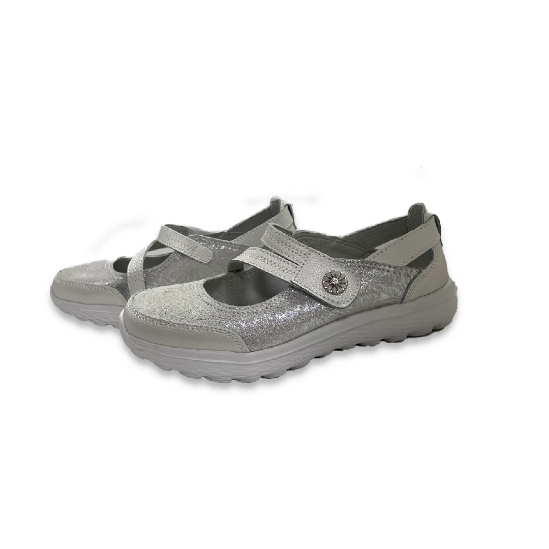 CherryTime Ženske sandale, Kožne, Sive