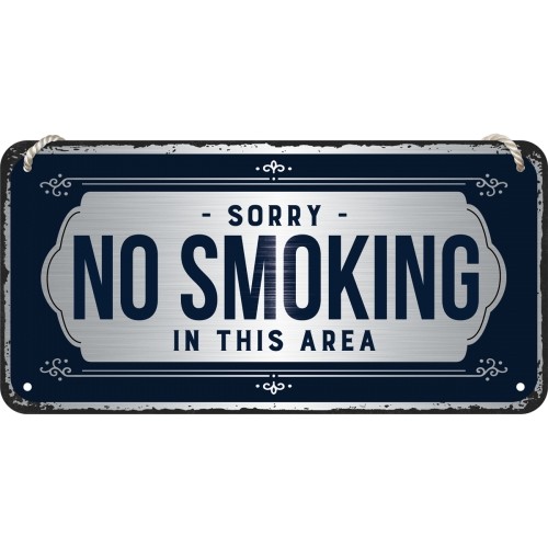 NOSTALGIC ART Viseći znak Sorry, No Smoking