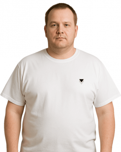 Muška majica CS4220, Bela