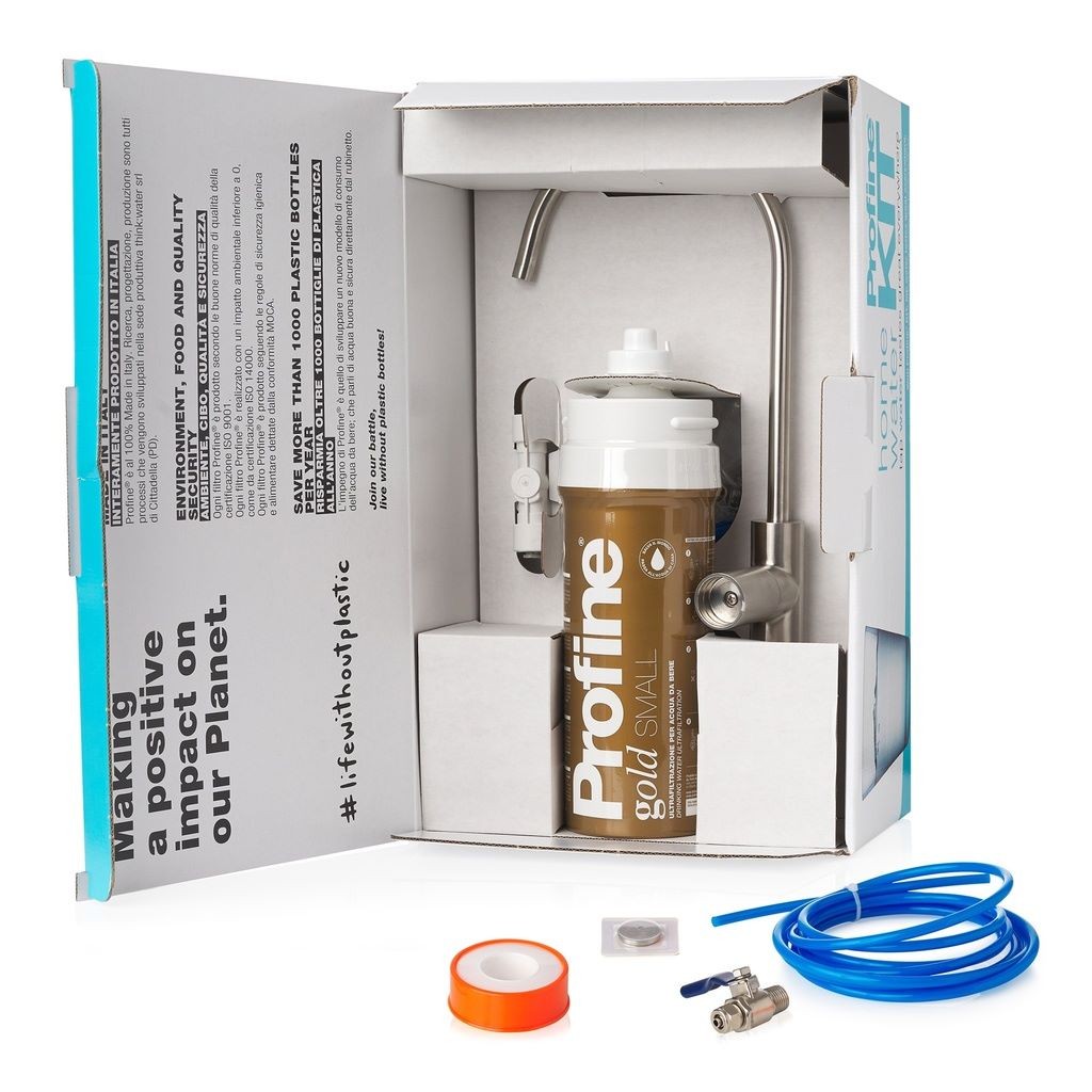 Profine Filter za vodu sa česmom Water:kit Gold S, Zlatne boje