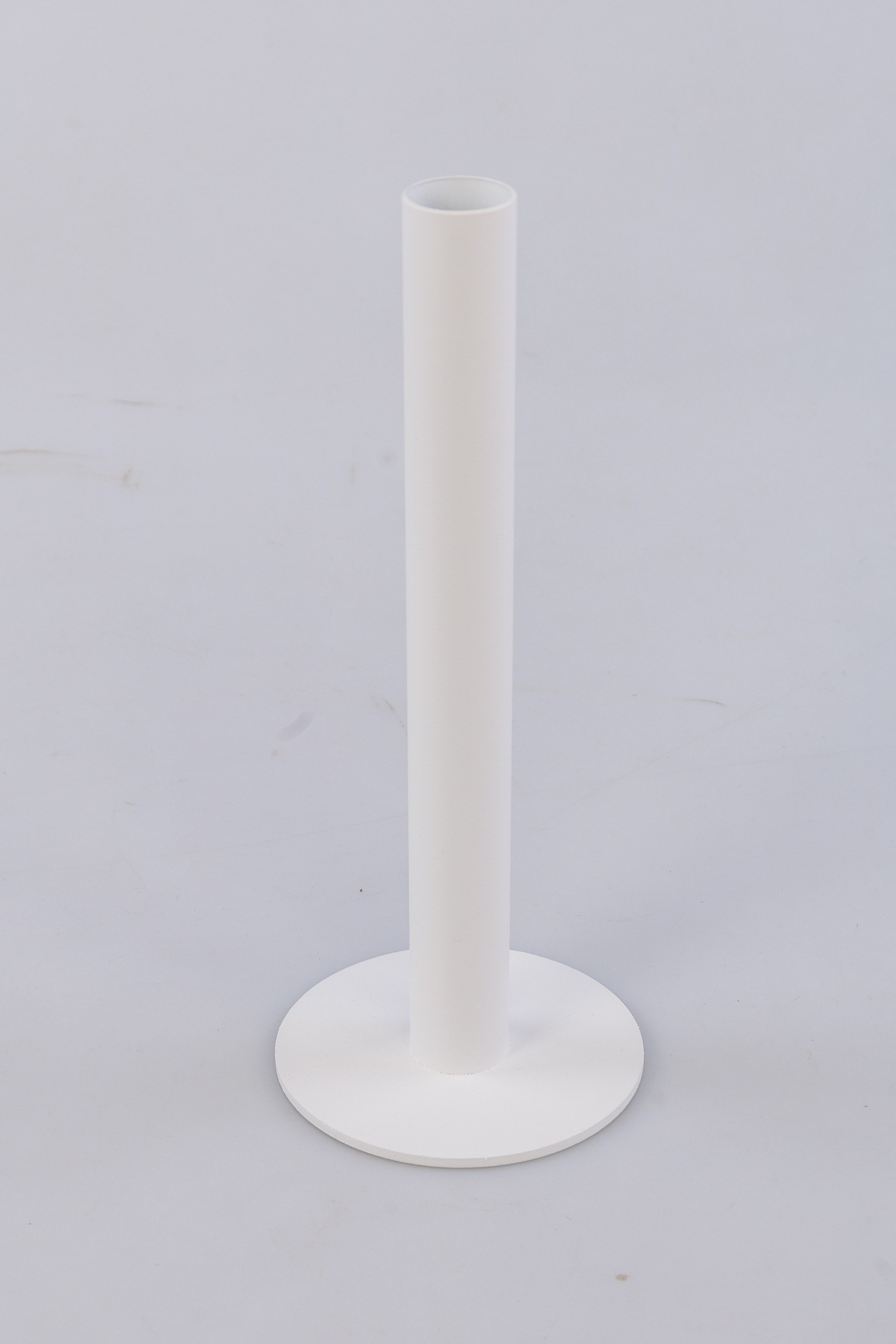 Dekorativni svećnjak, Okrugli, 23cm, Beli