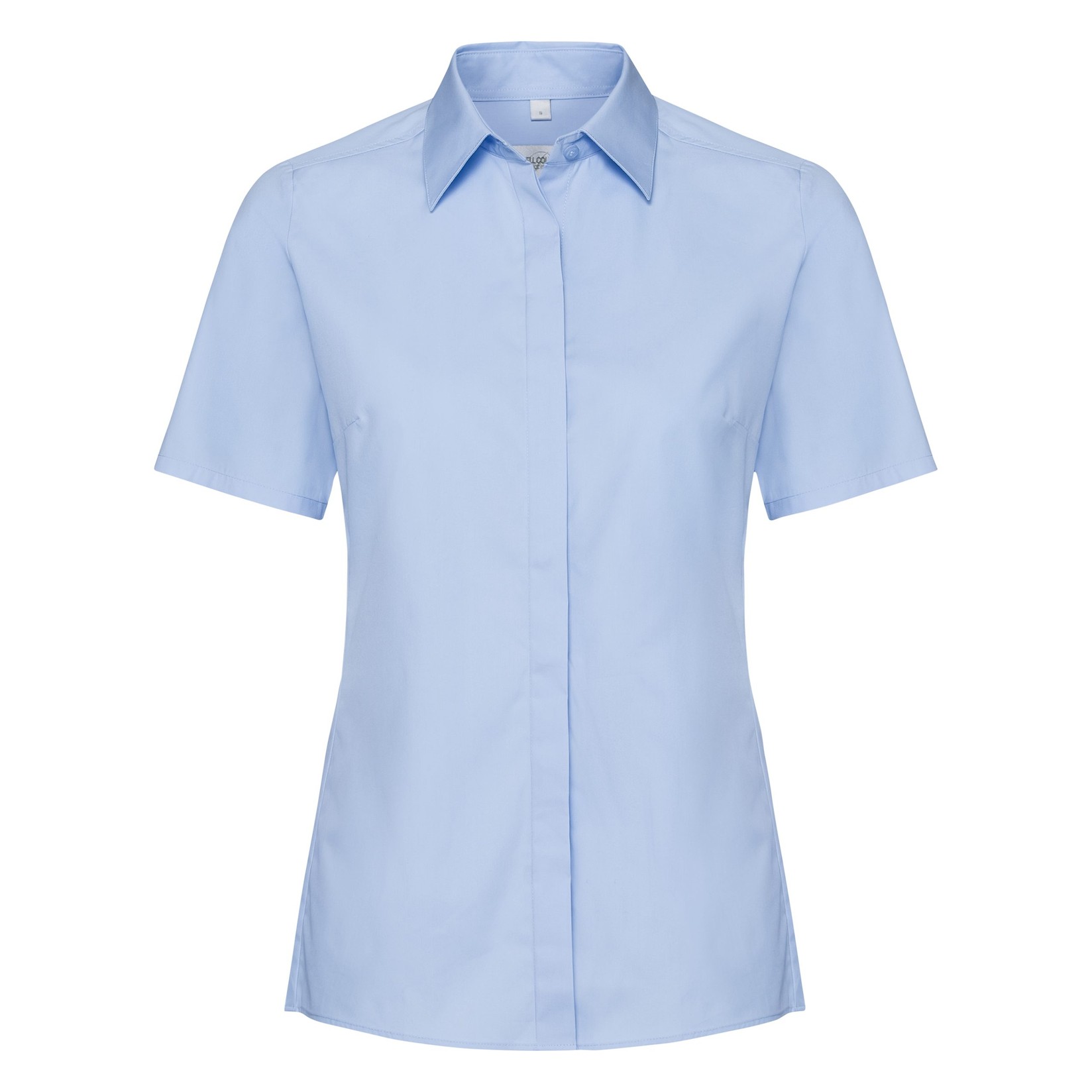 Russell Ženska košulja kratkih rukava Ultimate Stretch, Svetloplava