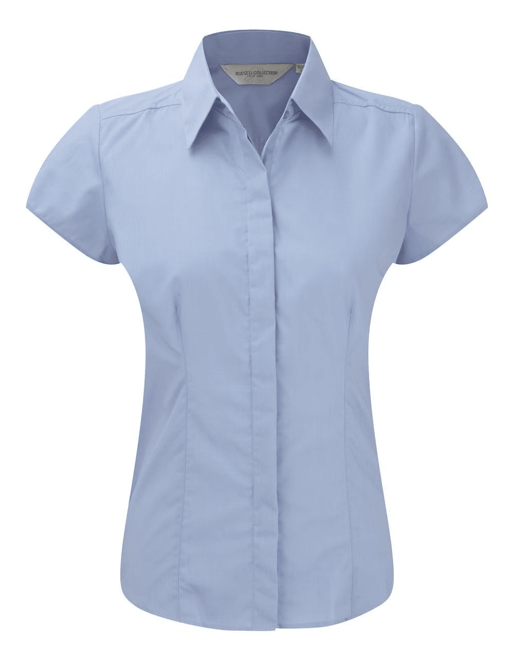 Russell Ženska košulja kratkih rukava Fit Poly, Svetloplava