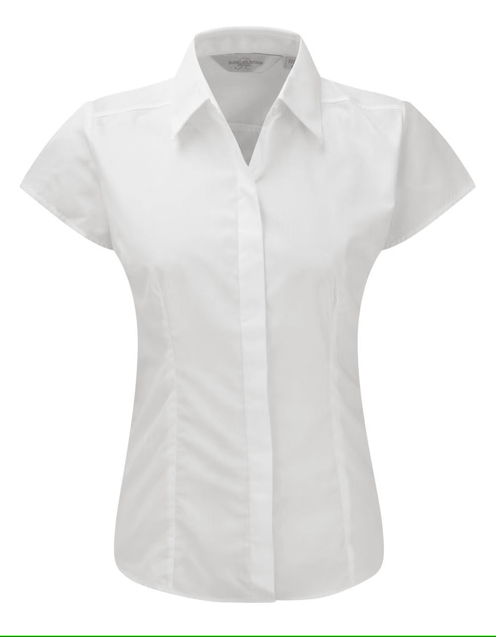 Russell Ženska košulja kratkih rukava Fit Poly, Bela
