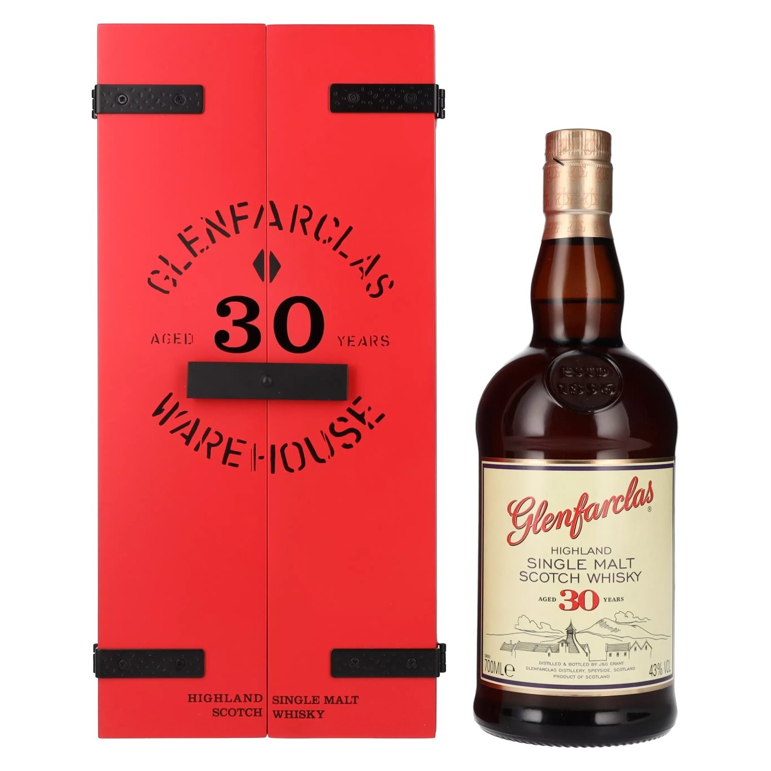 Glenfarclas Viski 30Y 43%, 0,7l