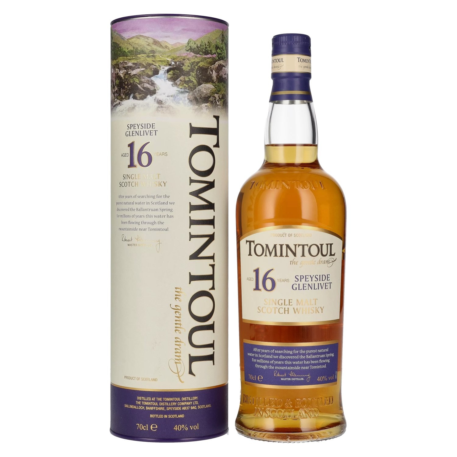 Tomintoul Viski Single Malt 16Y 40%, 0,7l