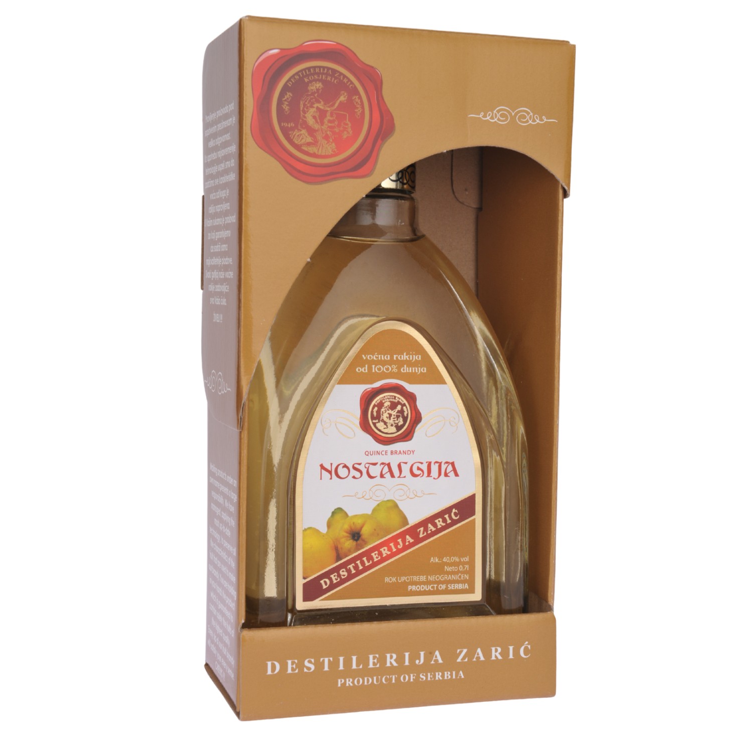 Zarić Rakija Nostalgija, Dunja, 0.7l