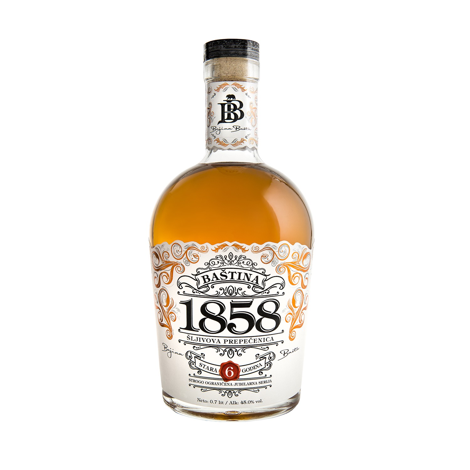 BB Klekovača Rakija, Šljiva, Prepečenica, 0.7l