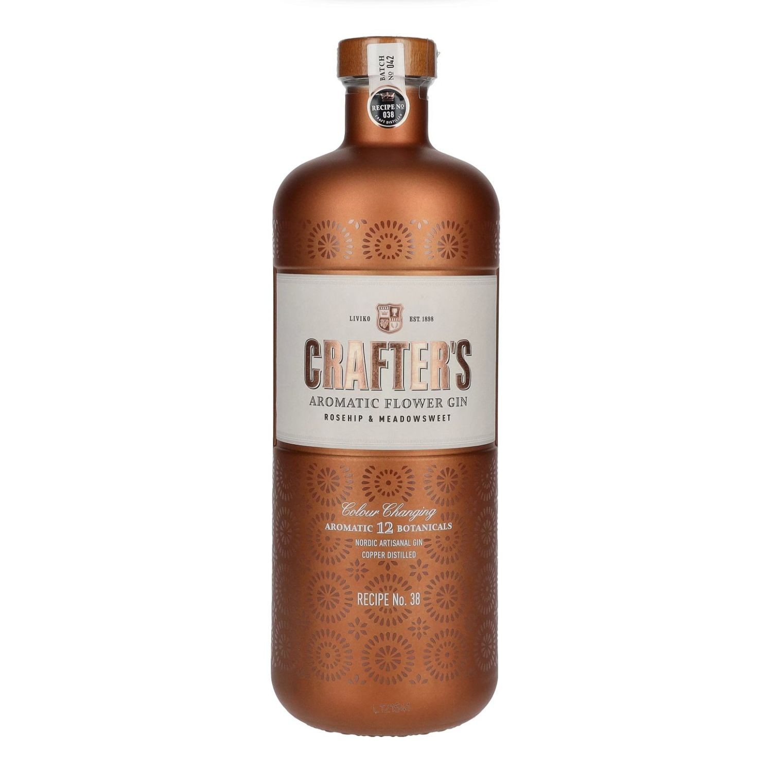 GIN CRAFTERS Aromatic Džin 44.3% 0.7l