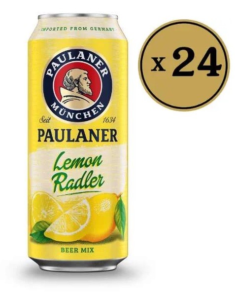 Paulaner Lemon Radler Pivo, 0.5l, 24 komada