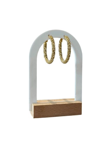 Xuping Minđuše, Nerđajući čelik, Zlatna boja