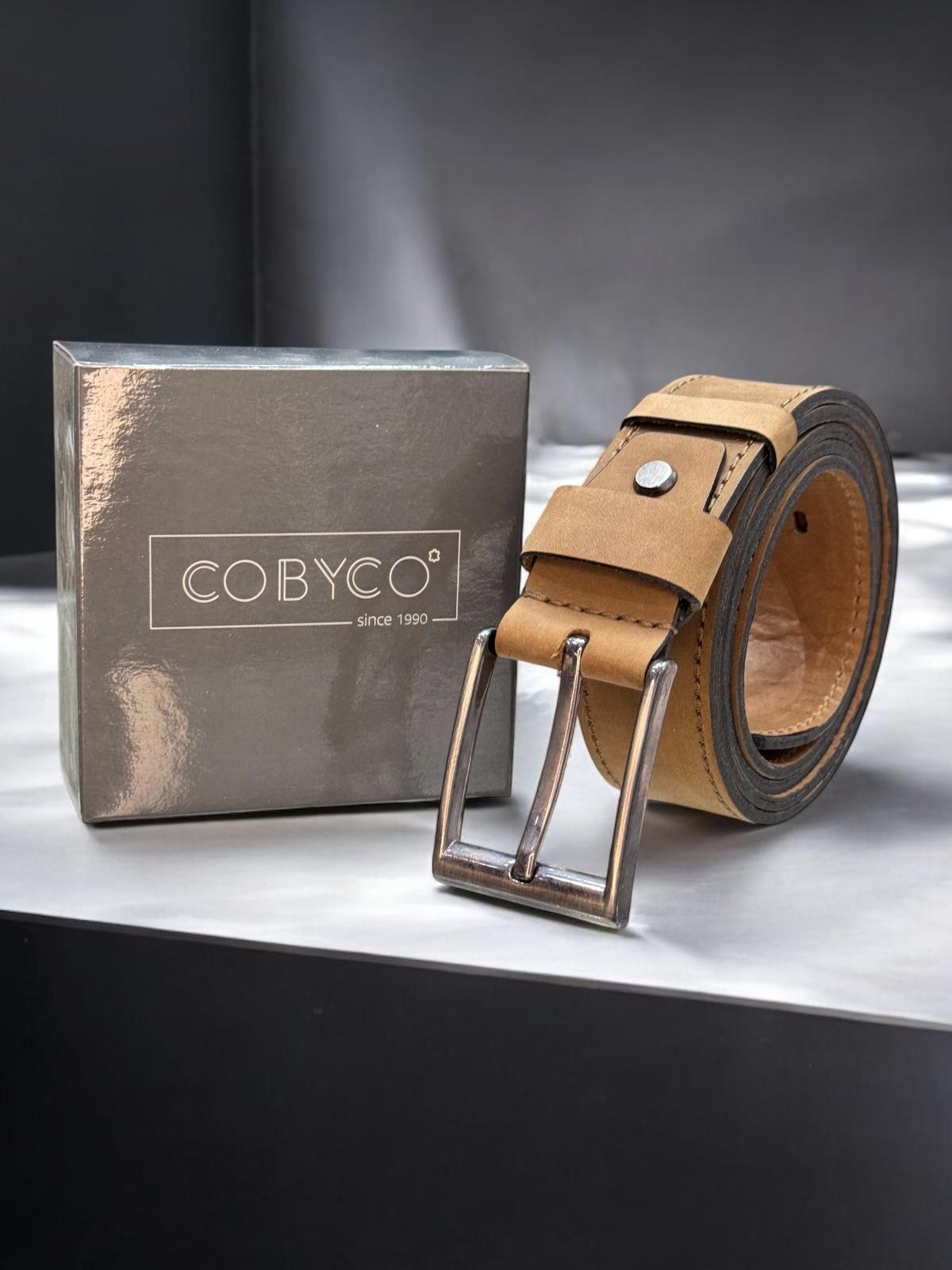 Cobyco Ručno pravljeni kaiš, Kožni, Braon